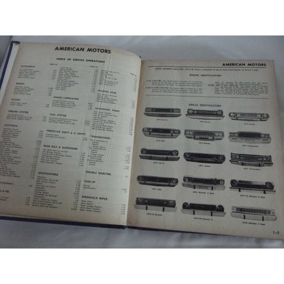 Motor Auto Repair Manual 1973-1978 Models book - Picture 10 of 12